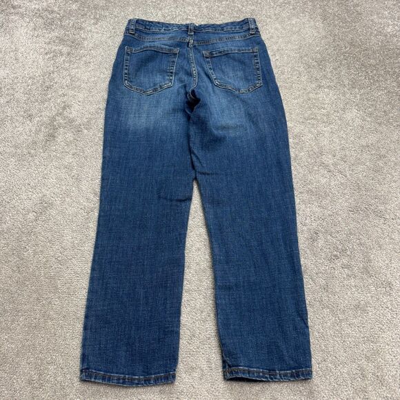 Ella Moss High Waist Straight Denim Jeans Juniors 6/28 Blue Medium Wash Casual - Picture 2 of 16